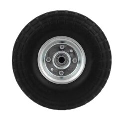 Roda sólida carrinho de mão Ø255 mm, largura 80 mm, eixo Ø20 mm