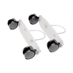 SET suportes branco de substituição + rodas para 07124