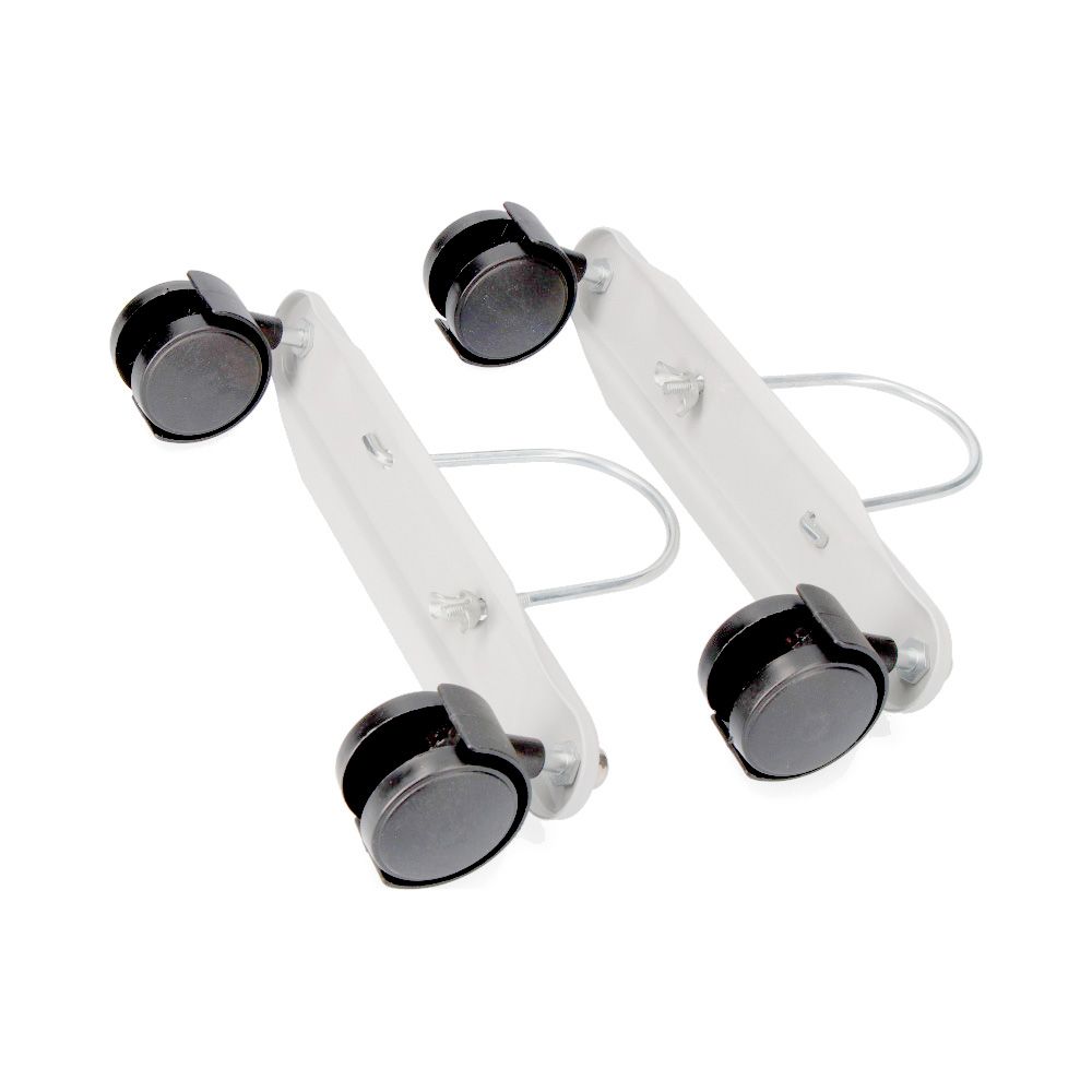 SET suportes branco de substituição + rodas para 07124