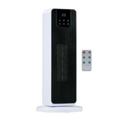 Aquecedor torre 800/2000 W, branco, 21 x 21 x 46 cm