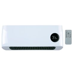 Aquecedor de parede 1000/2000 W, branco 42 x 10,5 x 17,5 cm