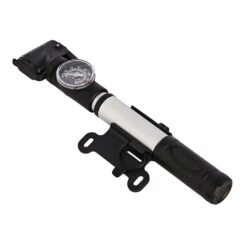 Mini bomba de AR para biciclete com manómetro