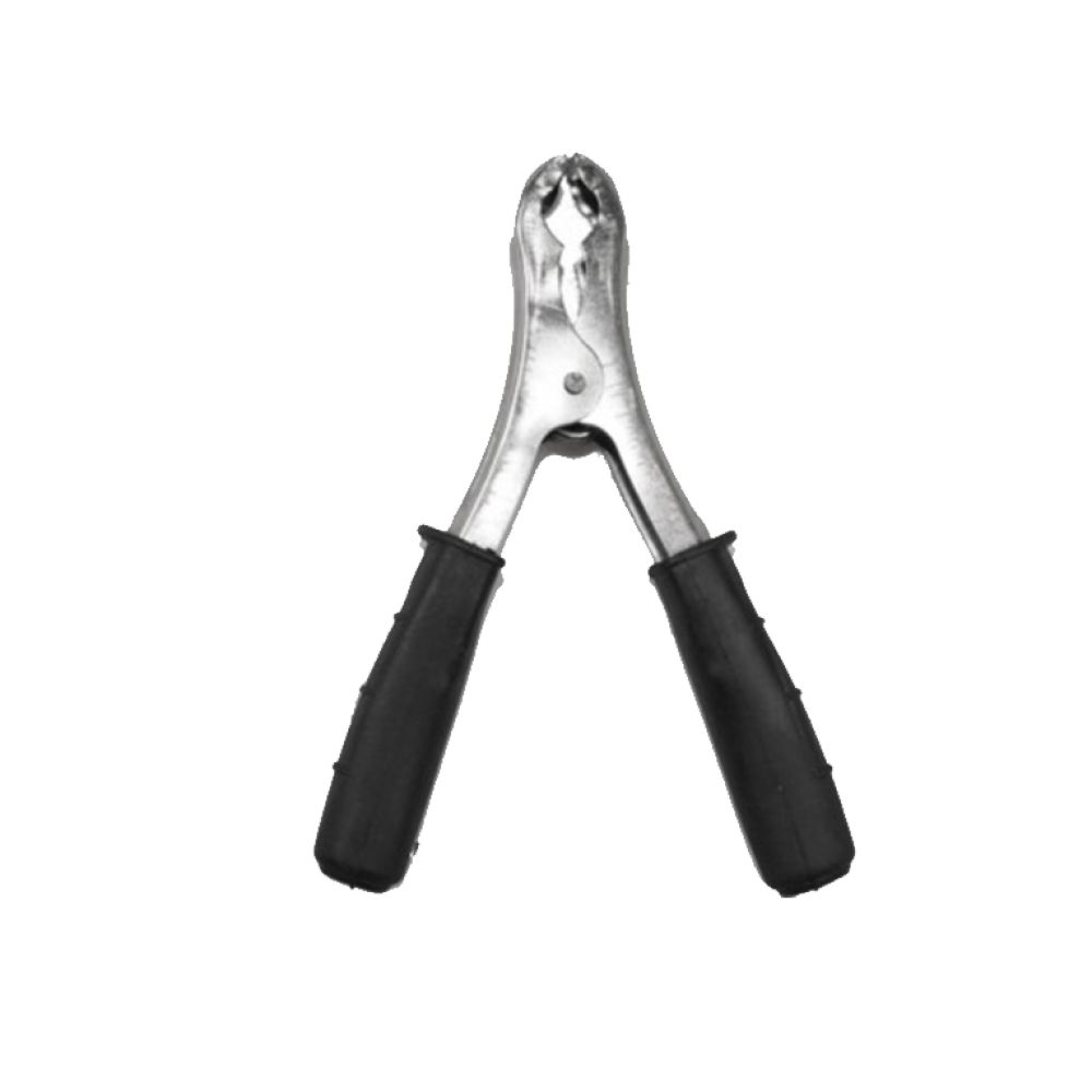 Pinças para cabo de bateria 120A 144x80mm preta