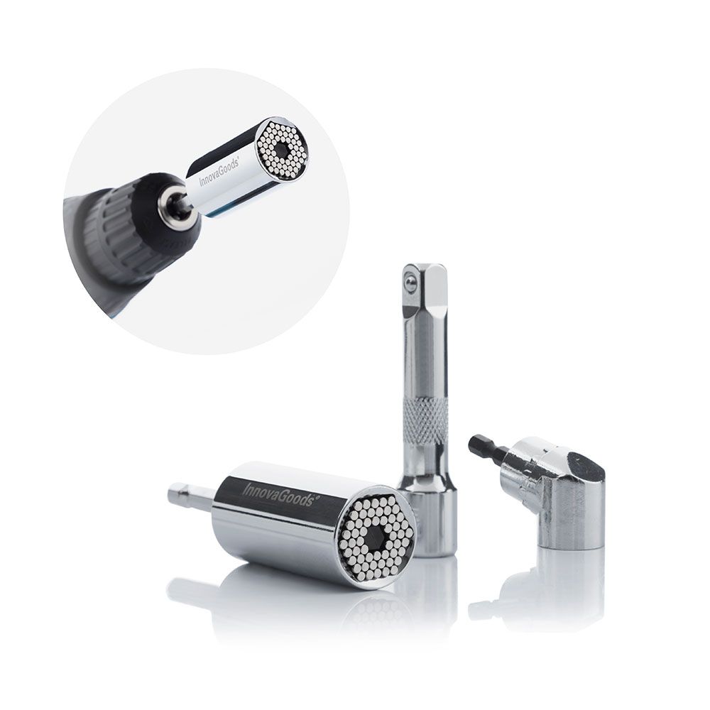 INNOVAGOODS Chave de caixa universal com acessórios uniparafusos - Image 2
