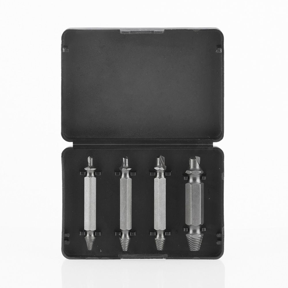 Brocas para extrair parafusos danificados, pack 4 unidades