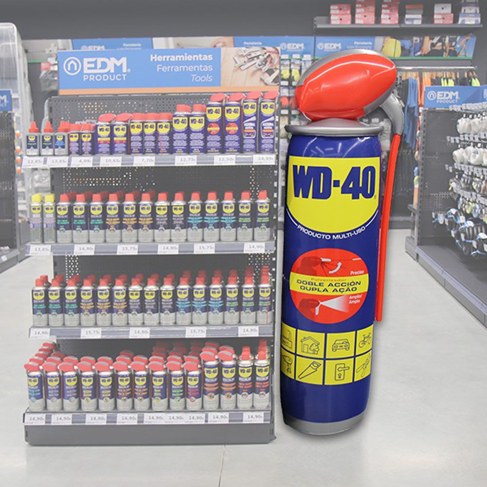 Inflável WD40 grátis pela compra 1.000€ em WD40