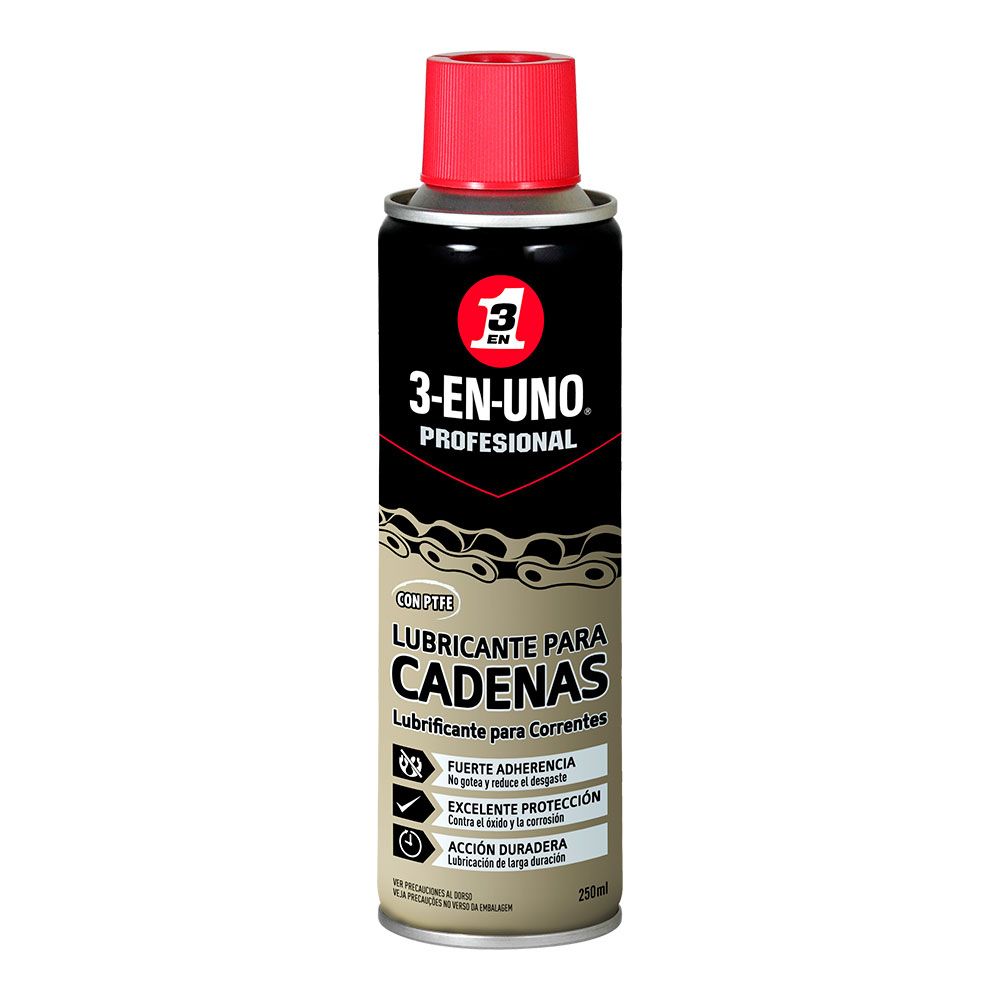 3 EN 1 Lubrificante para correntes 250ml 34470 3 em 1