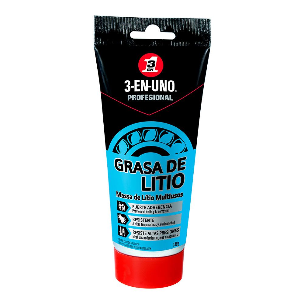 Graxa de lítio multiusos 3 em 1 tubo 150 g