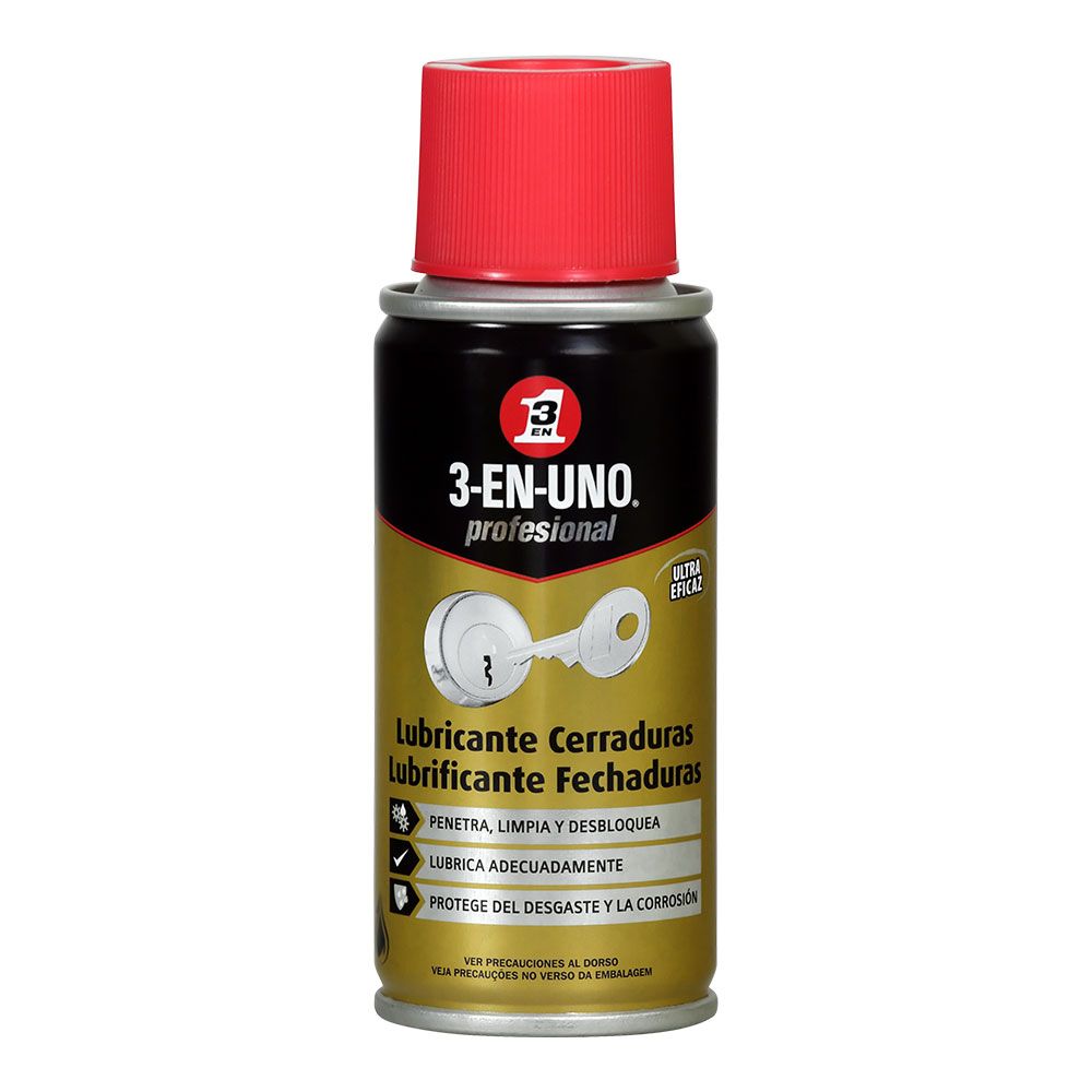 Lubrificante para fechaduras 100ml 34463 3 em 1