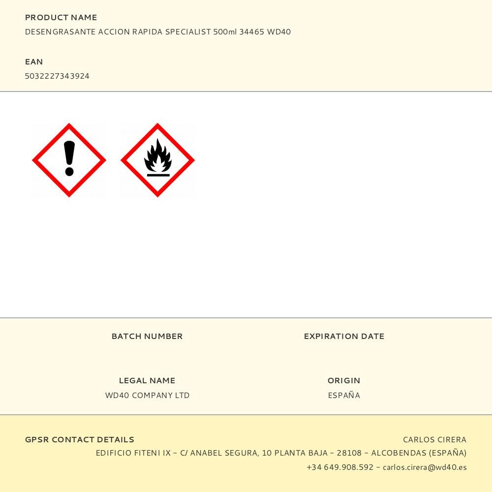 Desengordurante especialista de ação rápida 500 ml - Image 2
