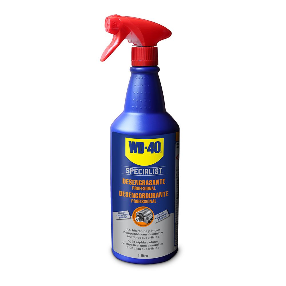 Desengordurante profissional WD40 specialist, formato spray 1l