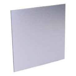 Tampa 175 x 175mm  alumínio escovado cinza para extrator 08413 Ø10cm EDM