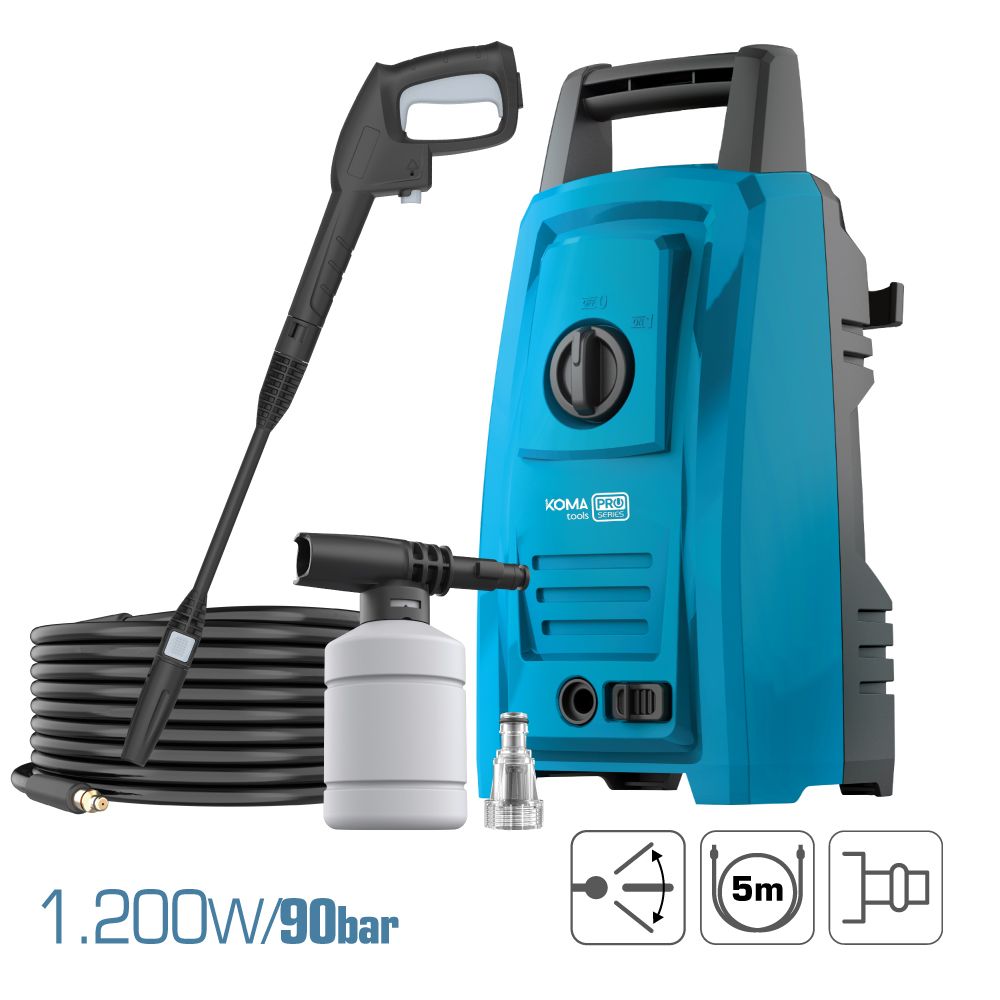 Lavadora de alta pressão 1.200w 90 bar