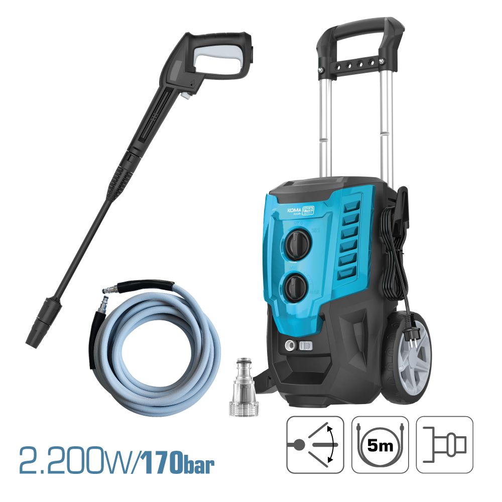 Lavadora de alta pressão 2.200 w 170 bar