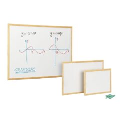 Quadro-branco com moldura de madeira 60x90cm faibo