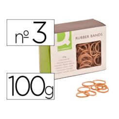 Elásticos q-connect 100g. N°3 30x2mm