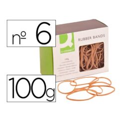 Elásticos q-connect 100g. N°6 60x2mm