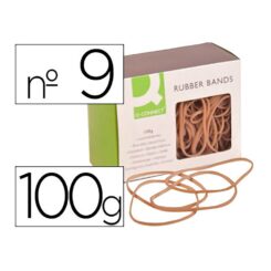 Elásticos q-connect 100g. N°9 90x2mm