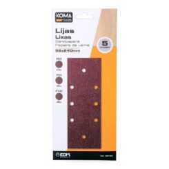 Lixas para lixadeira orbital 08706, conjunto com 5 un