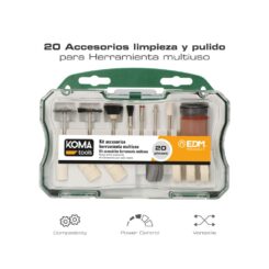 Acessórios para ferramenta multifunções rotativa, SET 20 peças