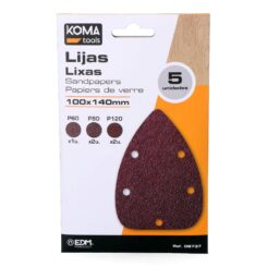 Lixas para lixadora tipo mouse 08707, SET 5 un
