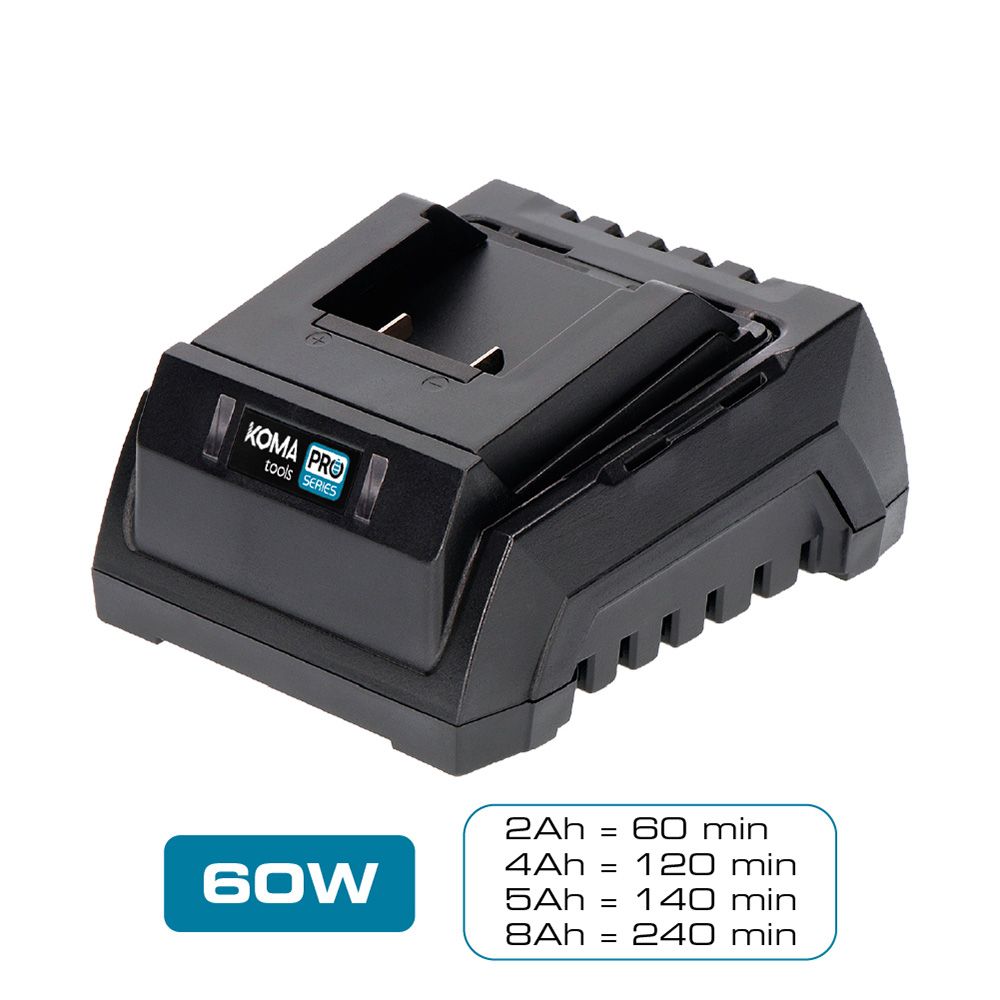 Carregador de bateria 20 V 60W