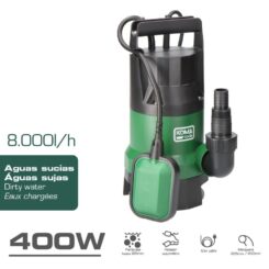 Bomba de drenagem de água residual 400 W