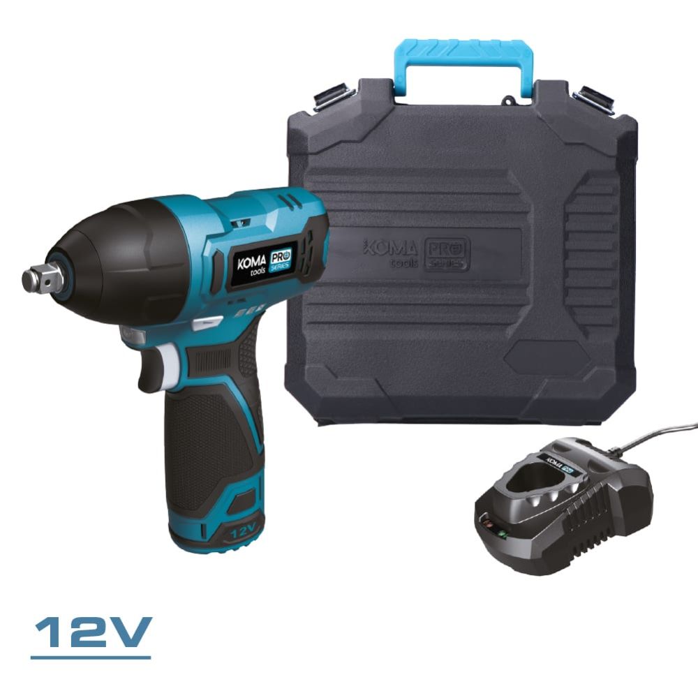 Kit chave de impacto 12 v com bateria e carregador - Image 2