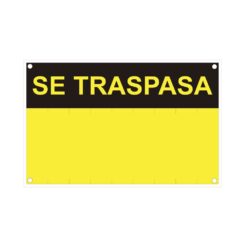 Placa "se traspasa" (PVC 0,4mm) 35x45cm normaluz