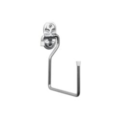 SAUVIC Gancho de parede multiuso curto - suporta aproximadamente 25kg 15x15x9cm