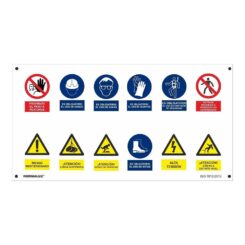 Placa obra multipla horizontal PVC 0,4mm 500x900mm normaluz