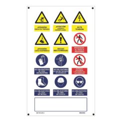Placa obra multipla vertical PVC 0,4mm 500x900mm normaluz