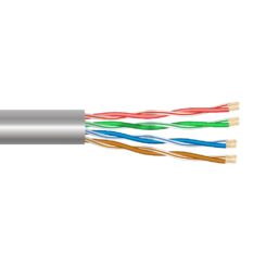 LOGILINK Cabo UTP rígido categoria 6 no. pares 4 uso profissional de alta velocidade 10/100/1000 mbs euro/m
