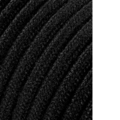Carretel de cabo cordão tubular H03VV-F 2 x 0,75 mm² preto, 5 m