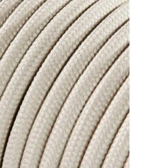 Carretel de cabo cordão tubular H03VV-F 2 x 0,75 mm² algodão, 5 m