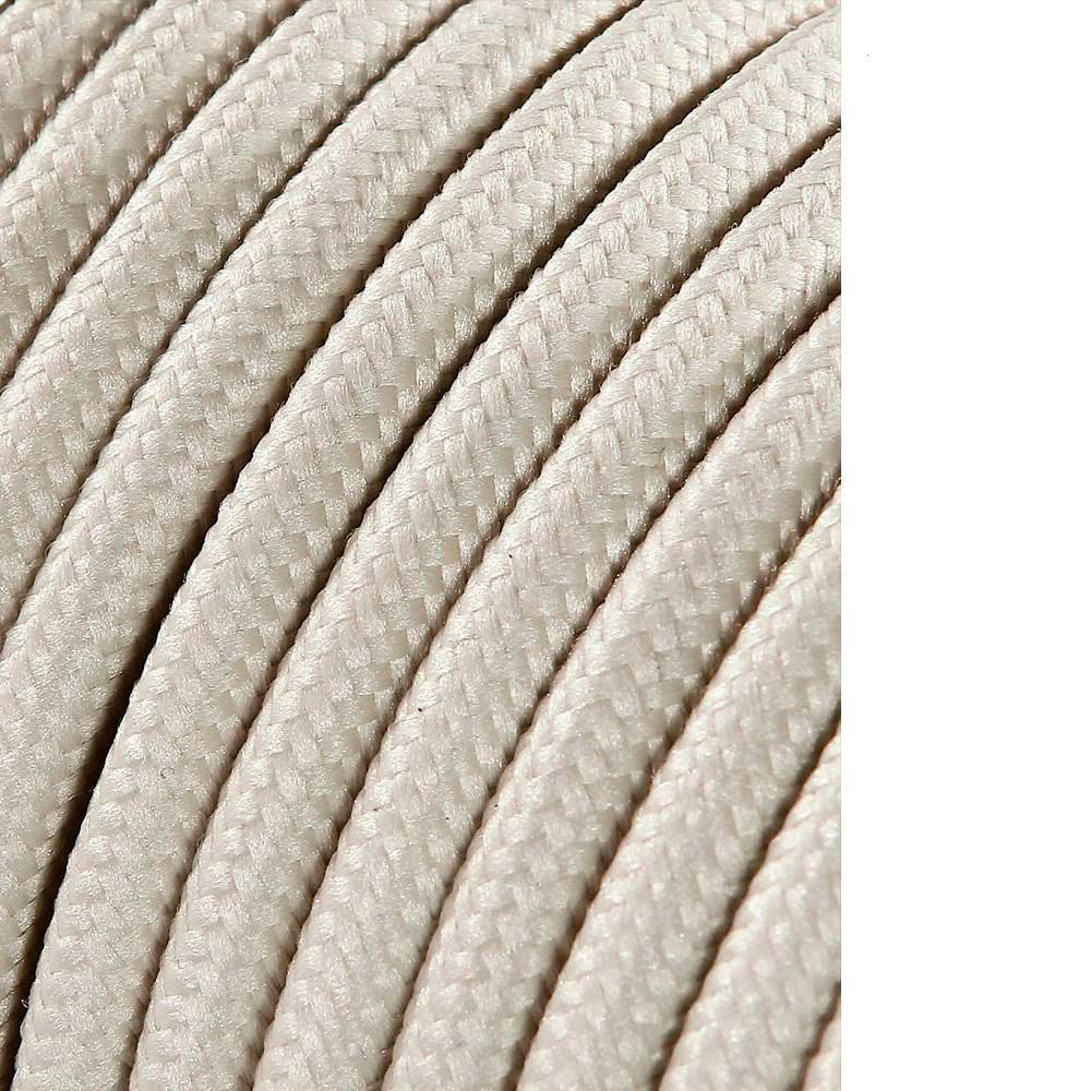 Carretel de cabo cordão tubular H03VV-F 2 x 0,75 mm² algodão, 5 m