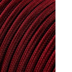 Carretel de cabo cordão tubular H03VV-F 2 x 0,75 mm² vinho, 5 m
