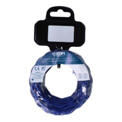 Carretel de cabo têxtil trançado H03VV-F 2 x 0,75 mm² azul, 5 m