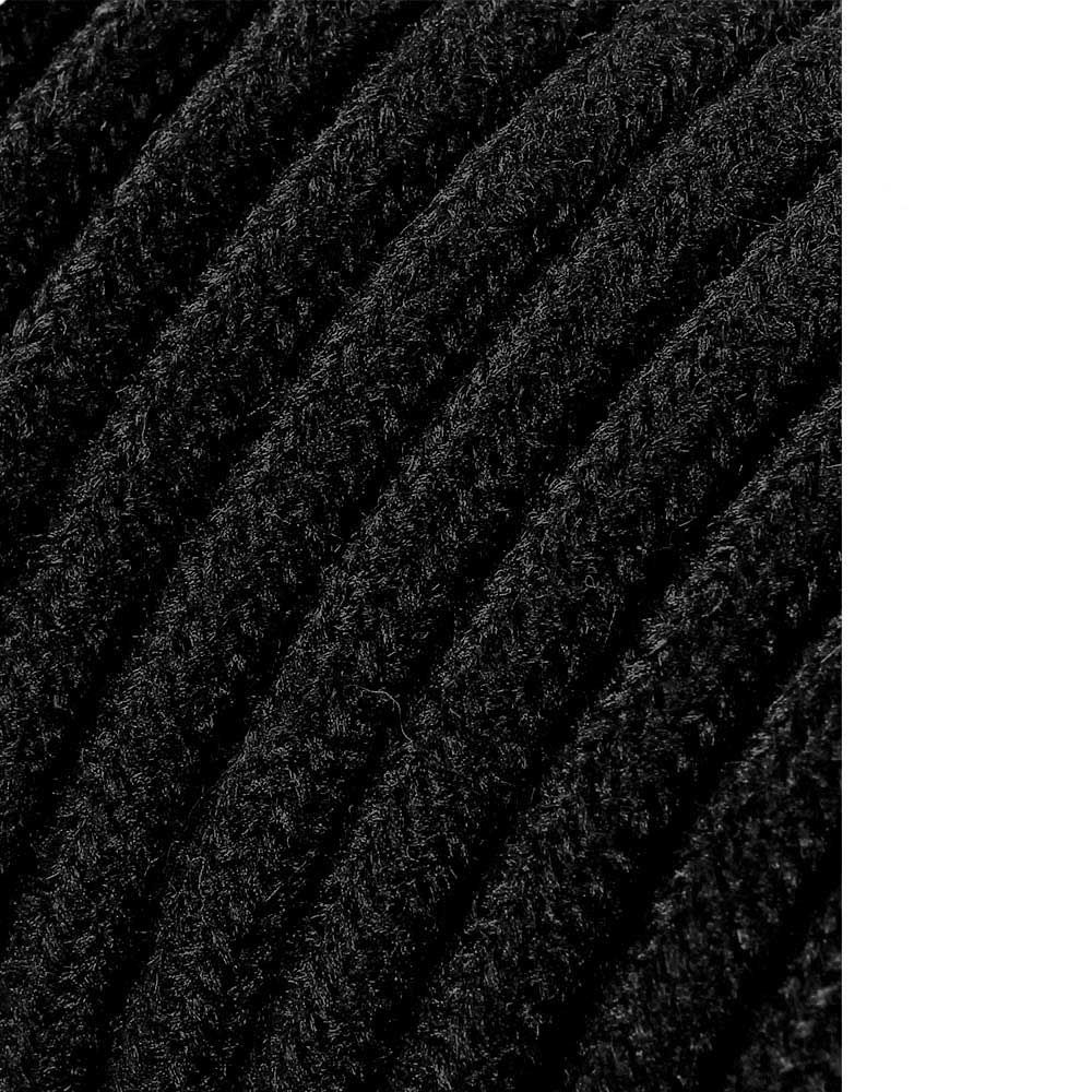 Carretel de cabo cordão tubular H03VV-F 2 x 0,75 mm² preto, 25 m
