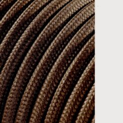 Carretel de cabo cordão tubular H03VV-F 2 x 0,75 mm² castanho, 25 m