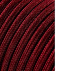 Carretel de cabo cordão tubular H03VV-F 2 x 0,75 mm² vinho, 25 m