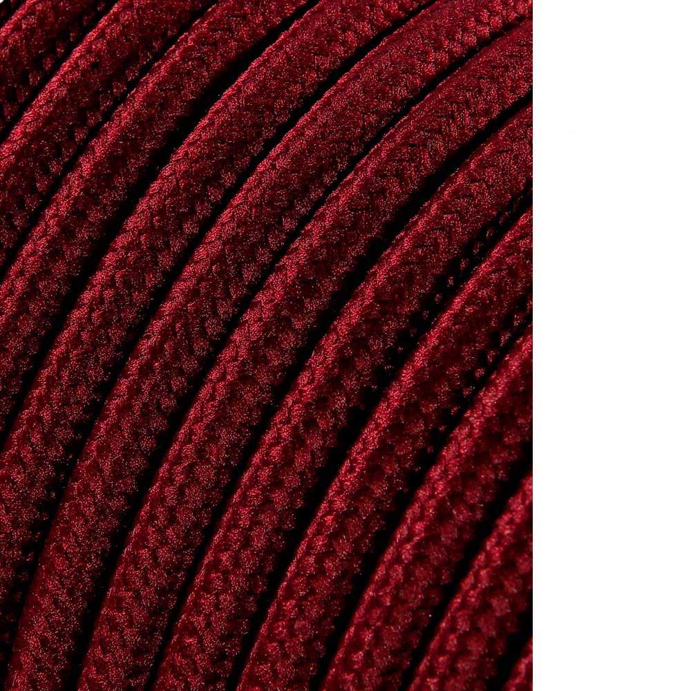 Carretel de cabo cordão tubular H03VV-F 2 x 0,75 mm² vinho, 25 m