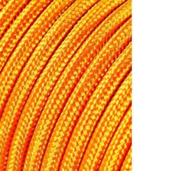 Carretel de cabo cordão tubular H03VV-F 2 x 0,75 mm² ouro, 25 m