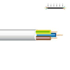 SEDILES Mangueira tubular vv-k06/1kv 3 g 2,50 mm², branca euro/m