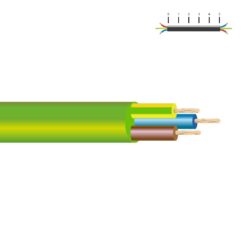 SEDILES Mangueira rz1-k 3 g 2,50 mm² verde euro/m