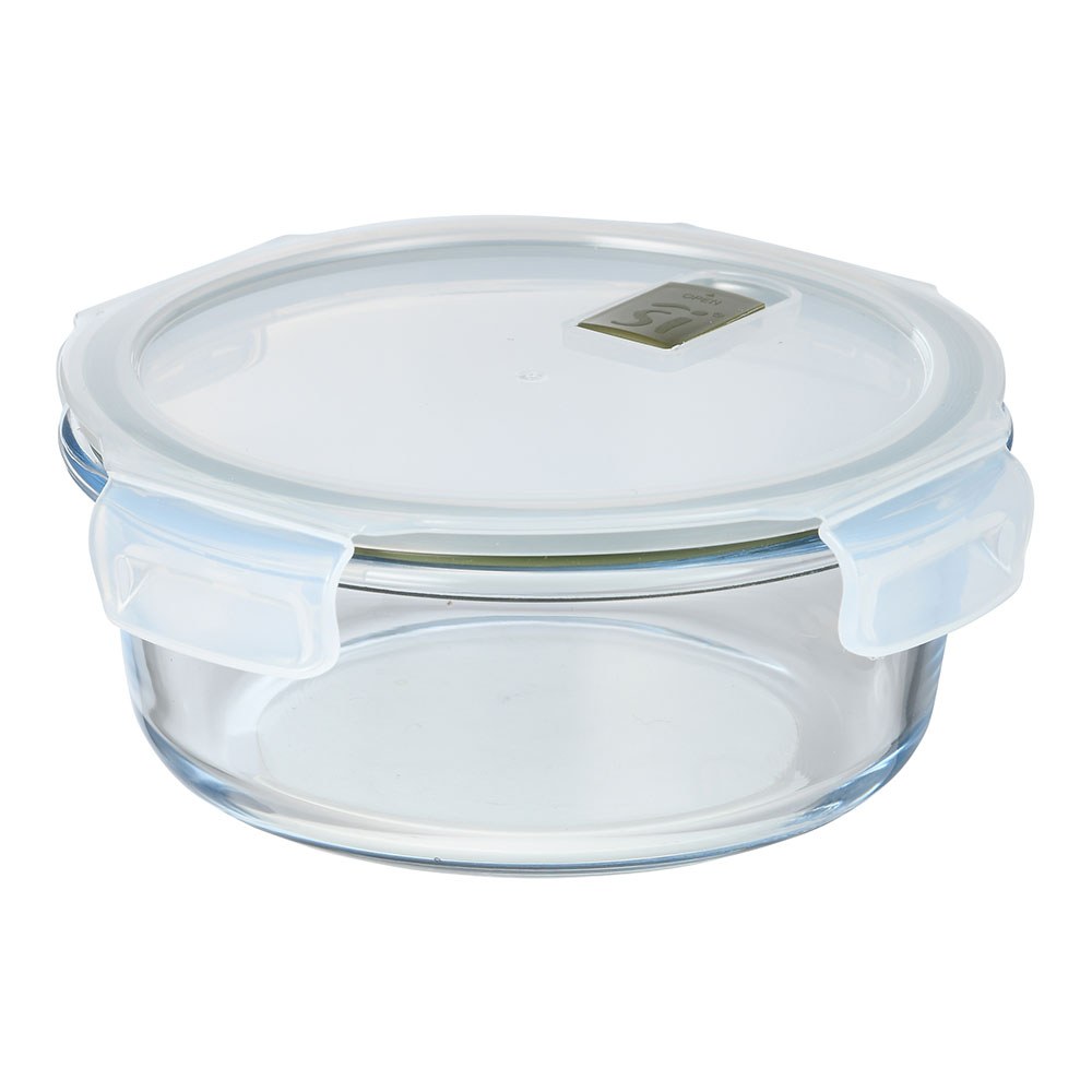 Marmita hermética redonda de vidro de borossilicato, experto, 950 ml, Ø18,4 x 7,6 cm