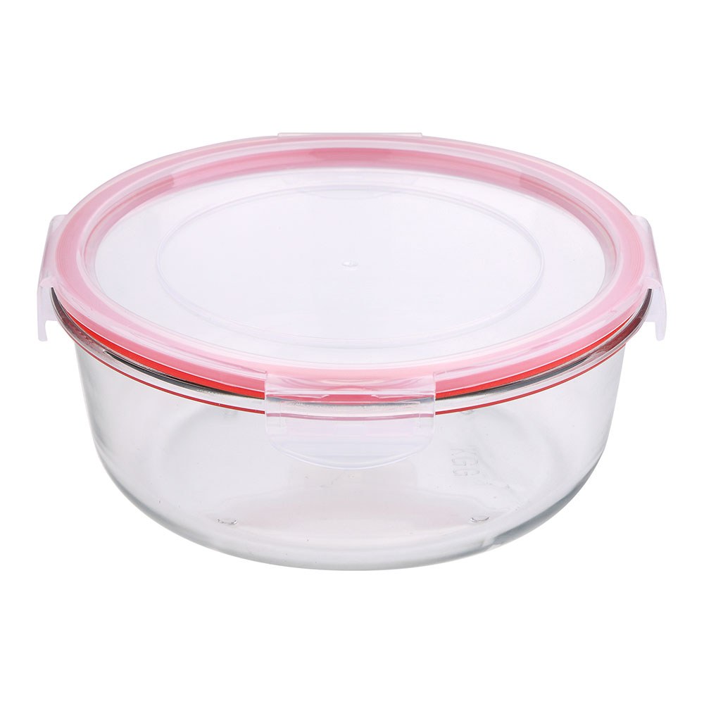 Marmita hermética redonda de vidro de borossilicato, toledo, 1200 ml, Ø19 x 8 cm
