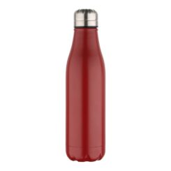 Garrafa isotérmica de aço inoxidável, vermelho mate, experto, 500 ml