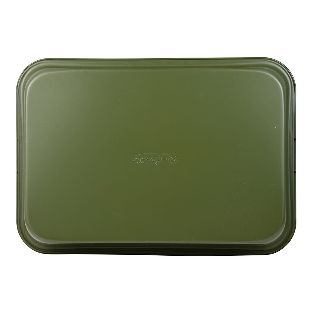 Tabuleiro retangular de aço ao carbono, para forno, experto, verde oliva 34 x 23,7 x 6 cm - Image 3
