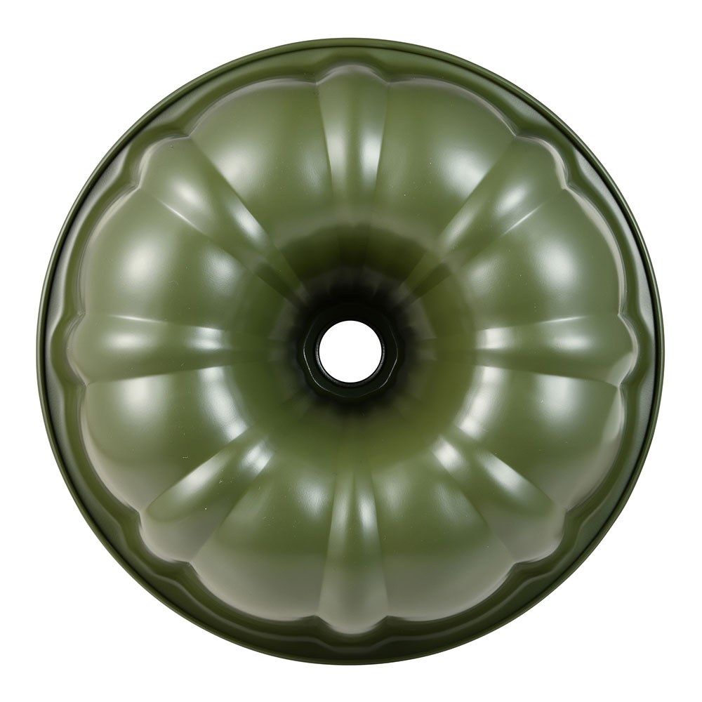 Forma redonda de aço carbono, para forno, experto, verde oliva, Ø25,5 x 8 cm - Image 3